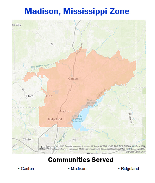 art map madison mississippi